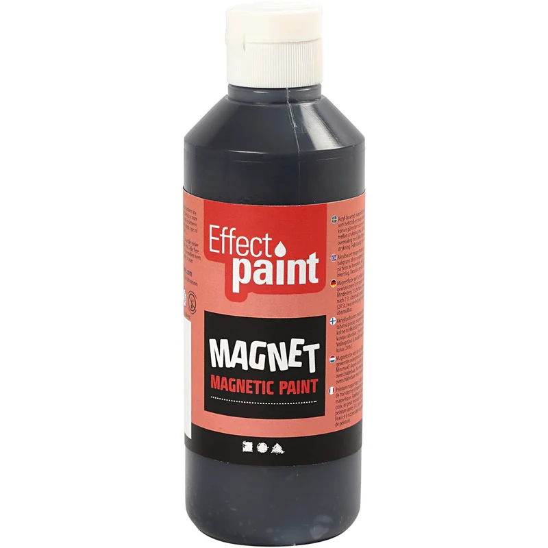 Magnetfärg, svart, 250 ml/ 1 flaska [HOB-34920]