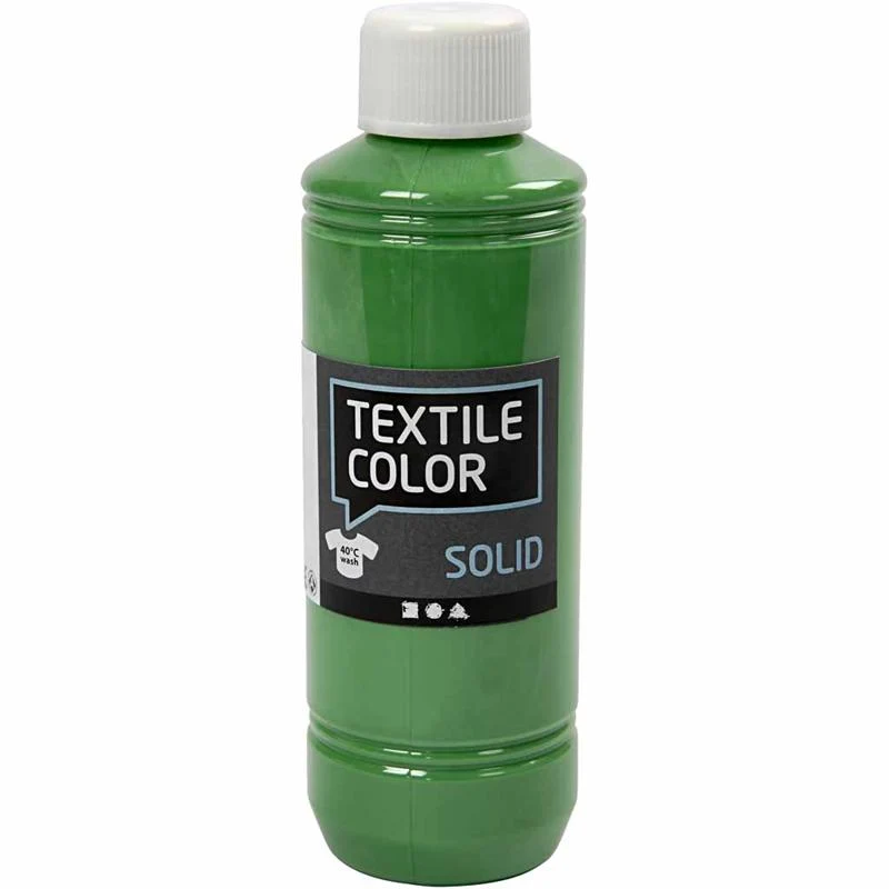 Solid textilfärg, täckande, briljantgrön, 250 ml/ 1 flaska [HOB-34620]