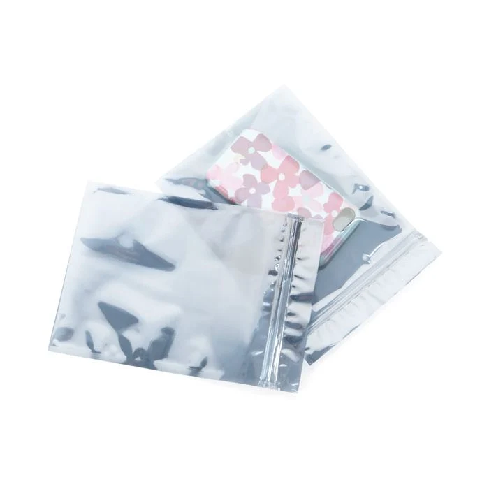 Statiska skyddspåsar 15x20cm Transparent med Tejpremsa (100 st) [SSZ68]