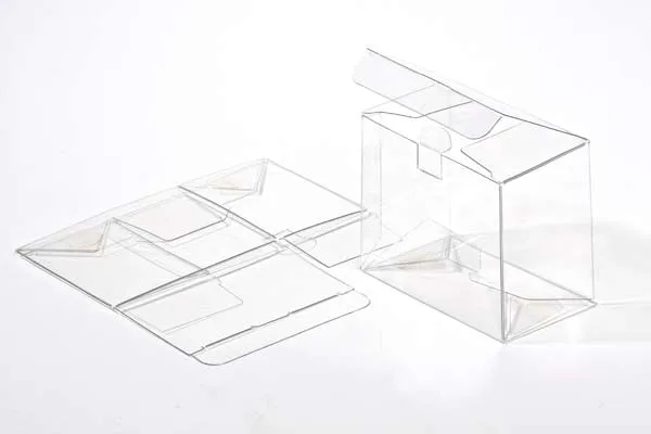 Plastlådor 9,5x5,4x7,6cm Kristallklart med automatisk Botten (25 st) [FPLB216]