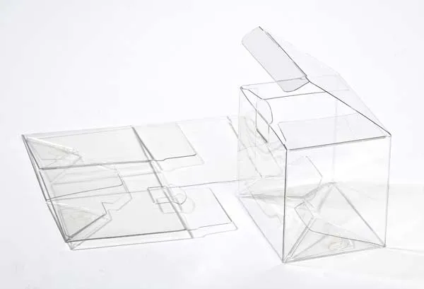 Plastlådor 9,5x6,7x7,6cm Kristallklart med automatisk Botten (25 st) [FPLB215]