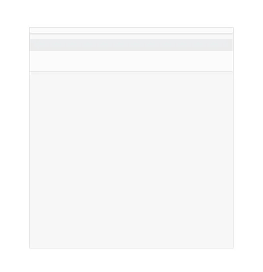 Plastpåsar 14,5x12,7cm Transparent med Tejpremsa (100 st) [B53Q5]