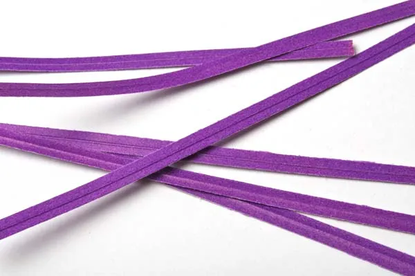Säcktråd remsor 10,2x0,4cm Papper Violett (1000 st) [TT4VI]