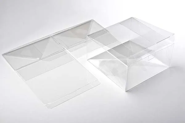 Plastlådor 15,6x15,6x7,6cm Livsmedelssäker automatisk Botten (25 st) [PLB204]