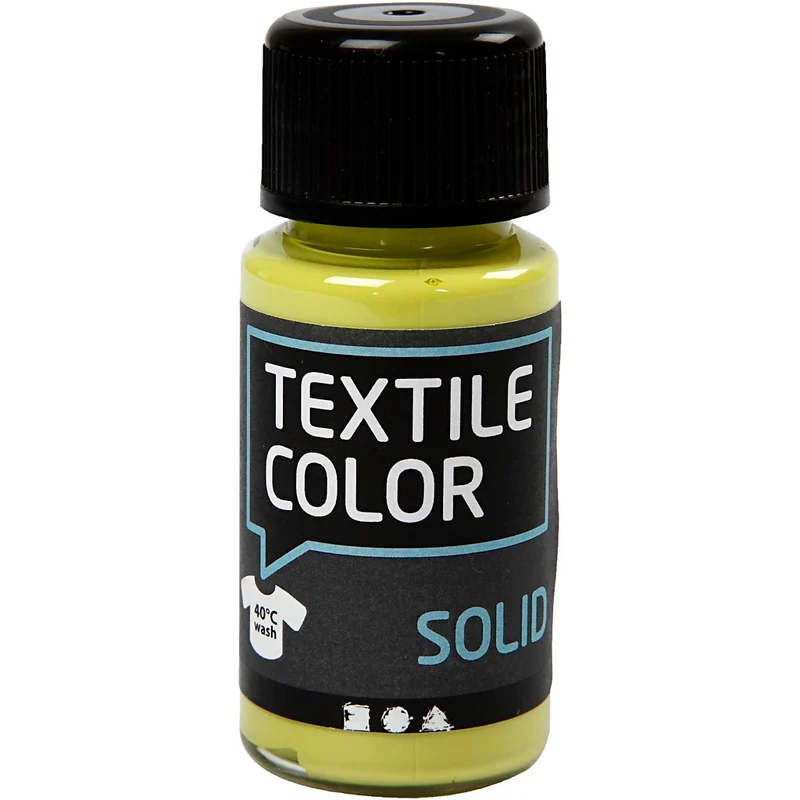Solid textilfärg, täckande, kiwi, 50 ml/ 1 flaska [HOB-34217]