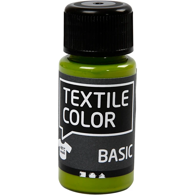 Textilfärg, kiwi, 50 ml/ 1 flaska [HOB-34193]