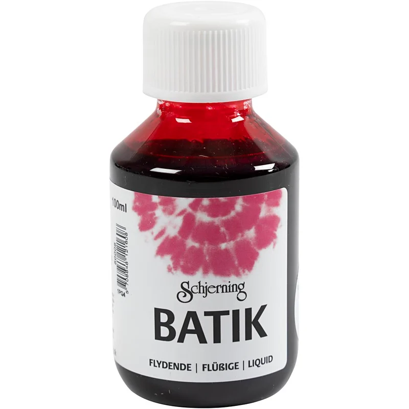 Batikfärg, rosa, 100 ml/ 1 flaska [HOB-33343]