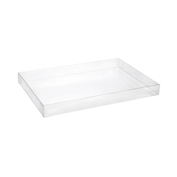Plastlådor 18,7x2,5x26,8cm Kristallklart (25 st) [FB184]