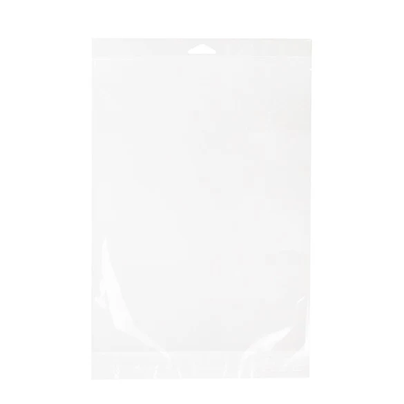 Cellofanpåsar med Eurohål 23,5x31,1cm Transparent med Tejpremsa (100 st) [HB9SM]