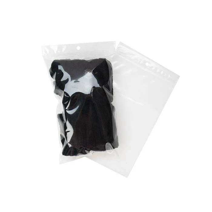 Zippåsar med häng hål 12,5x20,5cm Kristallklart PP 75 mikron (100 st) [Z3R58]