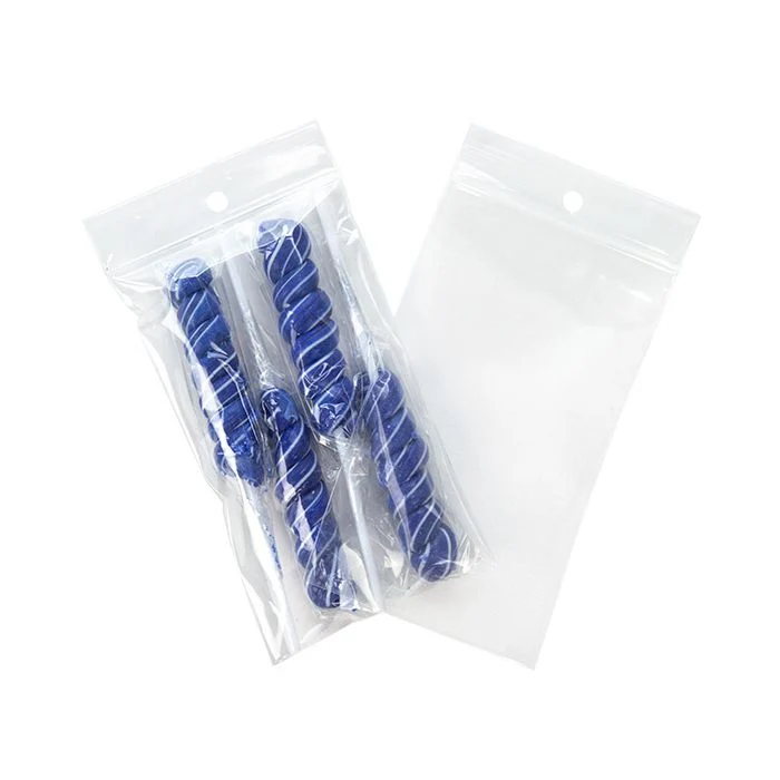 Zippåsar med häng hål 7,5x12,5cm Kristallklart PP 75 mikron (100 st) [Z3R35]