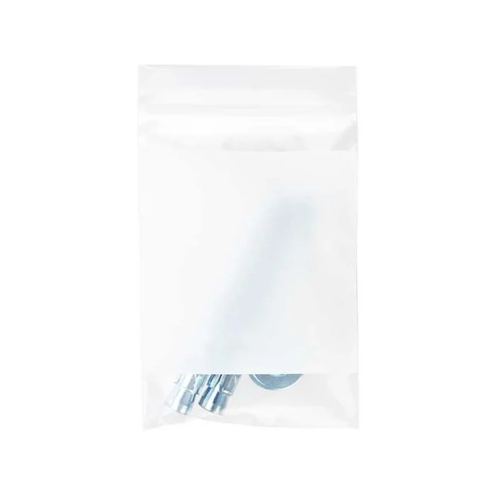 Blixtlåspåsar med Skrivfält 10x15cm PE 100 mikron (100 st) [4WE46]