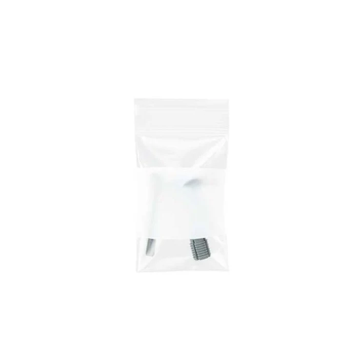 Blixtlåspåsar med Skrivfält 5x7,5cm PE 100 mikron (100 st) [4WE23]