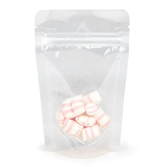 Stå upp påsar Transparent 9,5x5,7x15,7cm | 57 gram (100 st) [ZBG35]