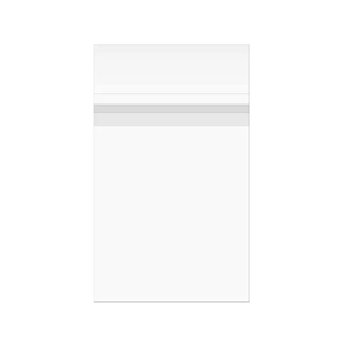 Plastpåsar 22,9x30,5cm Premium, laminerade Transparent med Tejpremsa (100 st) [PL912]