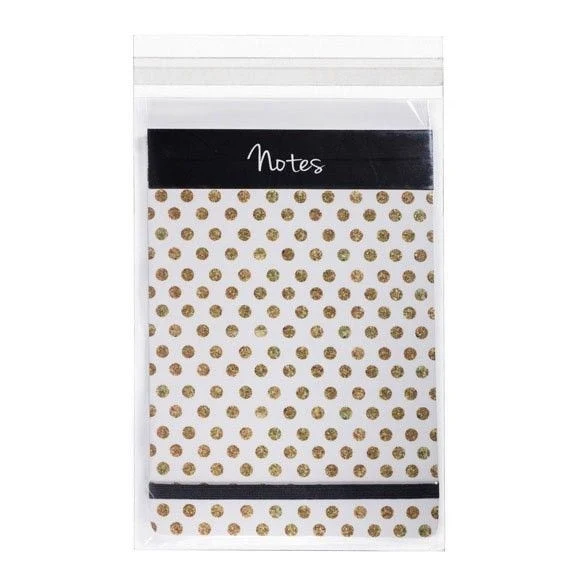 Plastpåsar 15,7x22,9cm Transparent med Tejpremsa (100 st) [B69S]
