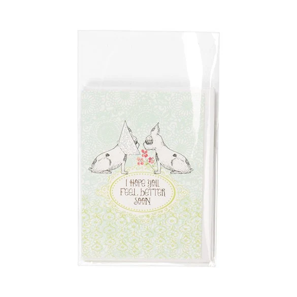 Plastpåsar 7,5x9,5cm Transparent med Tejpremsa (100 st) [B2XLPC]