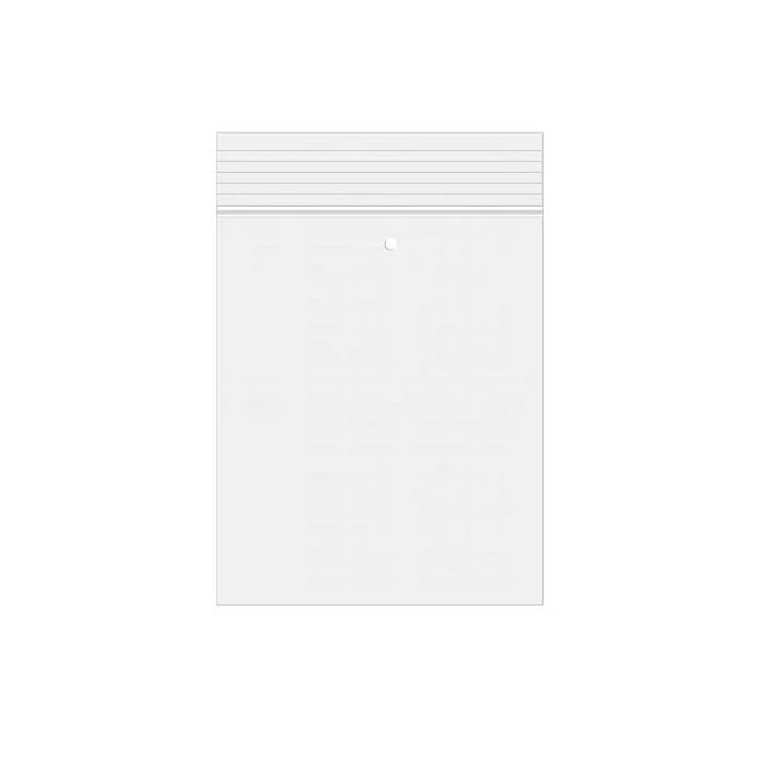 Blixtlåspåsar med lufthål 10x12,5cm Kristallklart PP 50 mikron (100 st) [ZC45V]