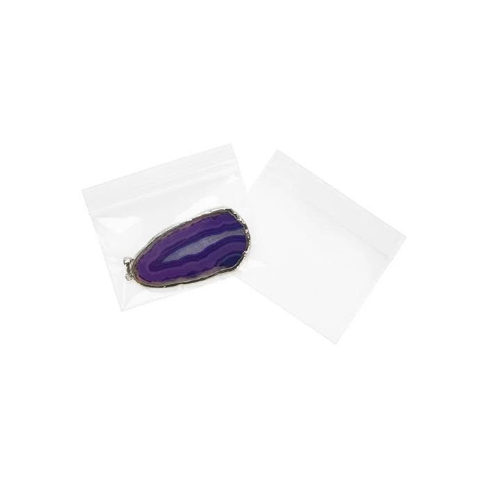 Blixtlåspåsar 7,5x5cm Kristallklart PP 50 mikron (100 st) [ZC32]