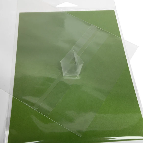 Cellofanpåsar med Eurohål 13x17,1cm Transparent med Tejpremsa (100 st) [HB6B2PC]