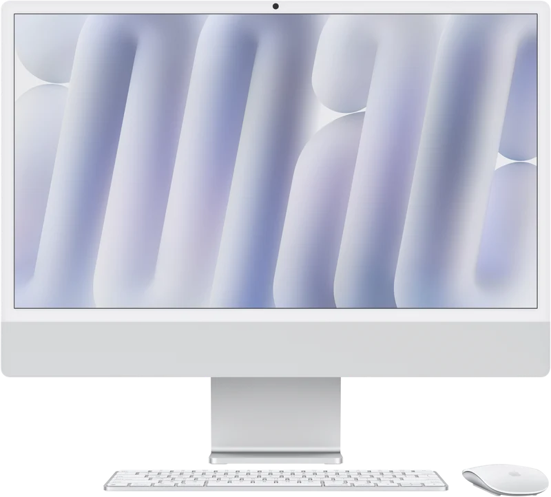 Apple iMac 24" Retina 4.5K Display with M4 chip 8-core GPU 16GB 256GB - Silver