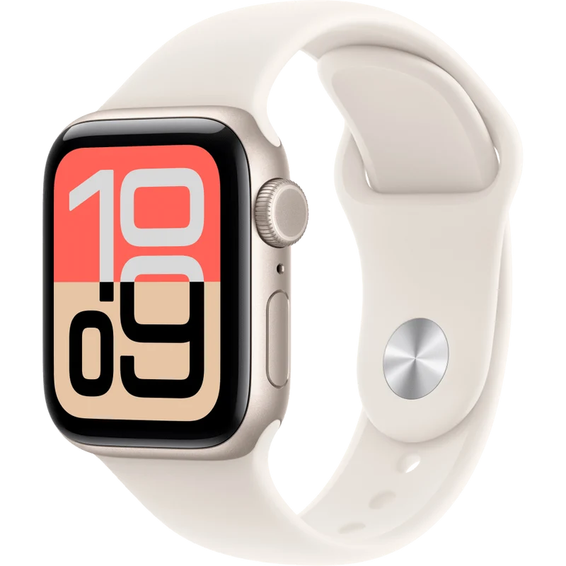 Apple Watch SE 3 (GPS+Cell 40 mm), Starlight Sport Band, S/M