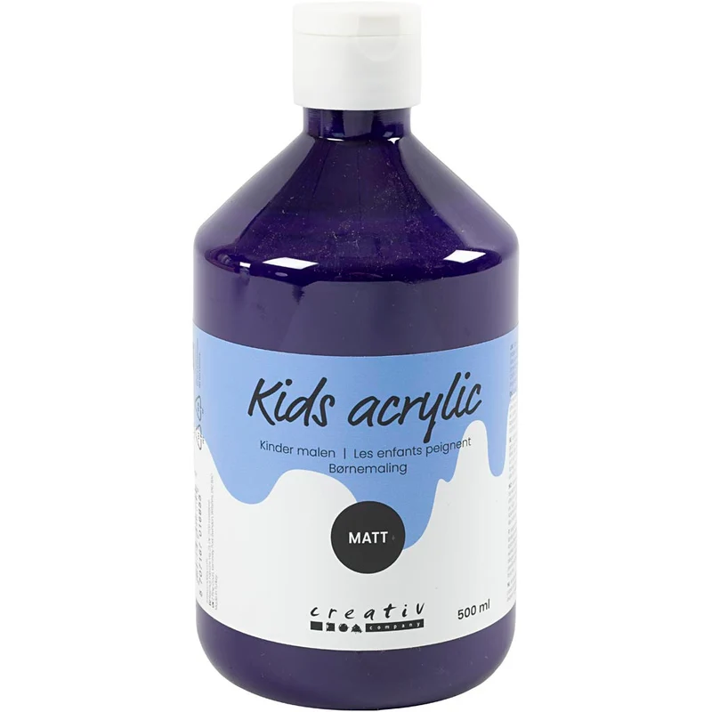 Akrylfärg Matt, violet, 500 ml/ 1 flaska [HOB-32122]