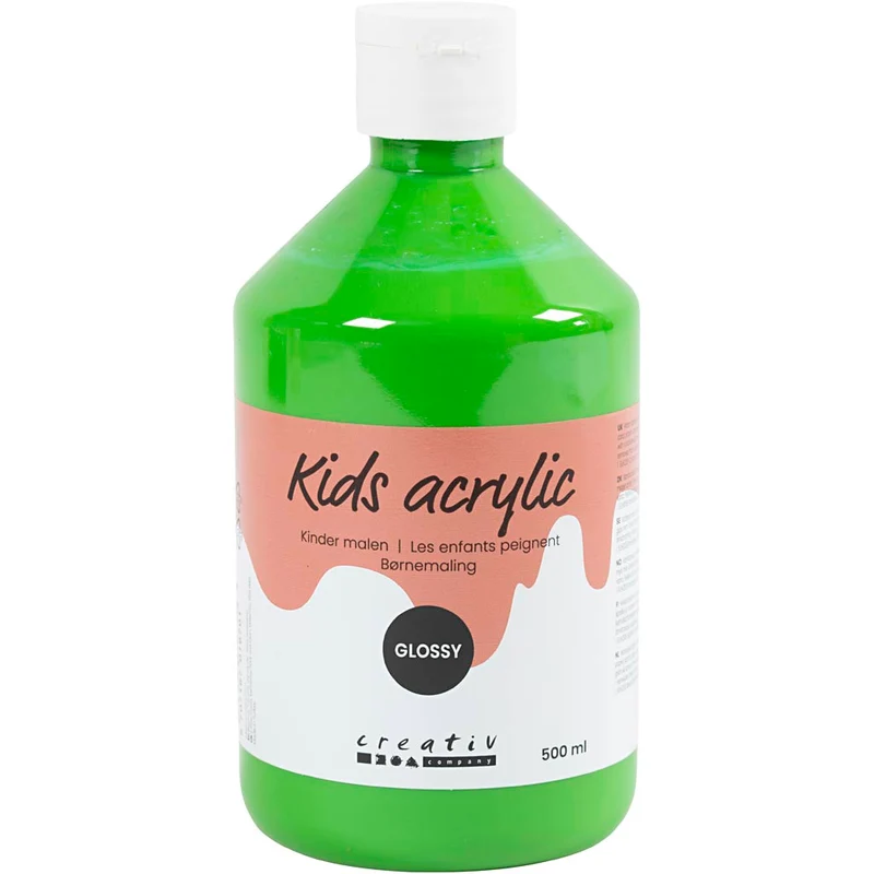 Akrylfärg Blank, ljusgrön, 500 ml/ 1 flaska [HOB-32026]