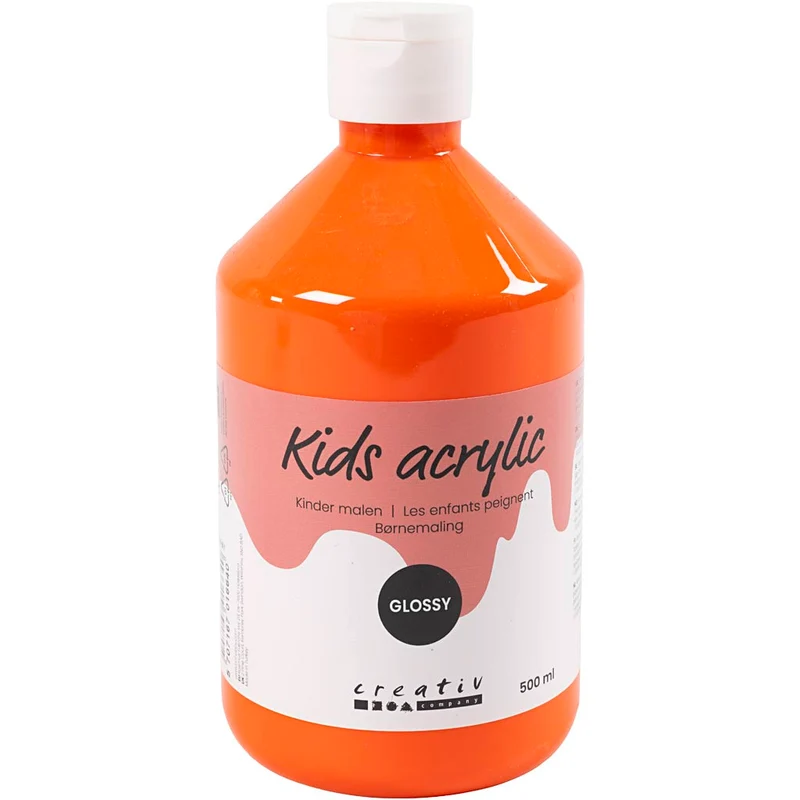 Akrylfärg Blank, orange, 500 ml/ 1 flaska [HOB-32014]