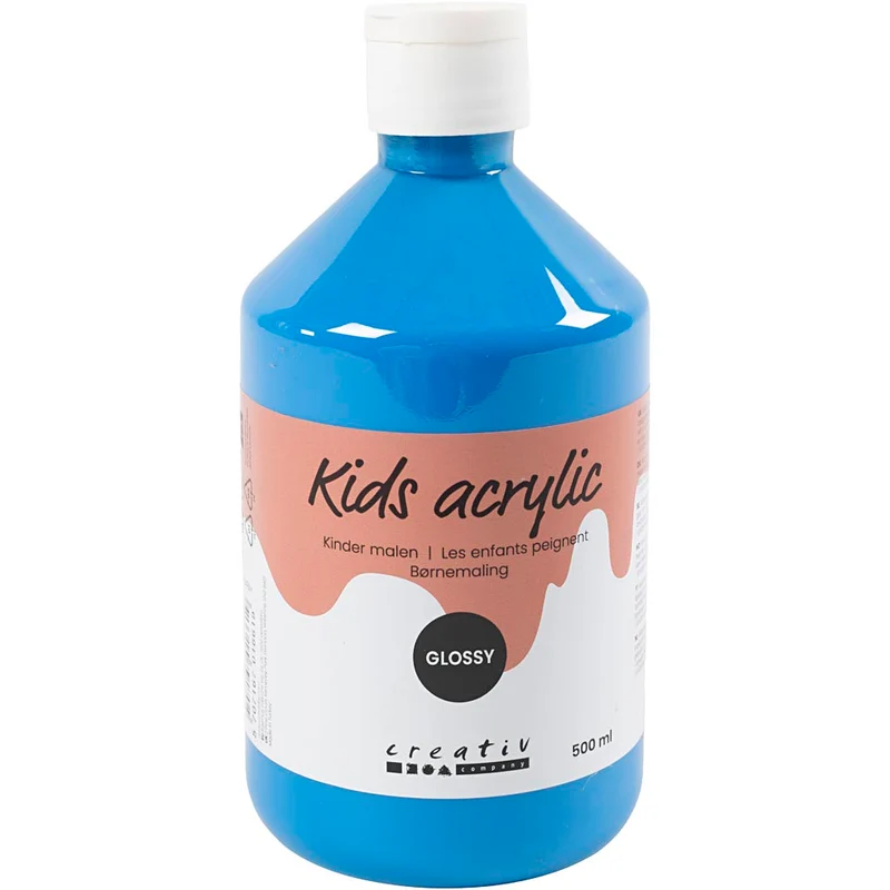 Akrylfärg Blank, primärblå, 500 ml/ 1 flaska [HOB-32008]