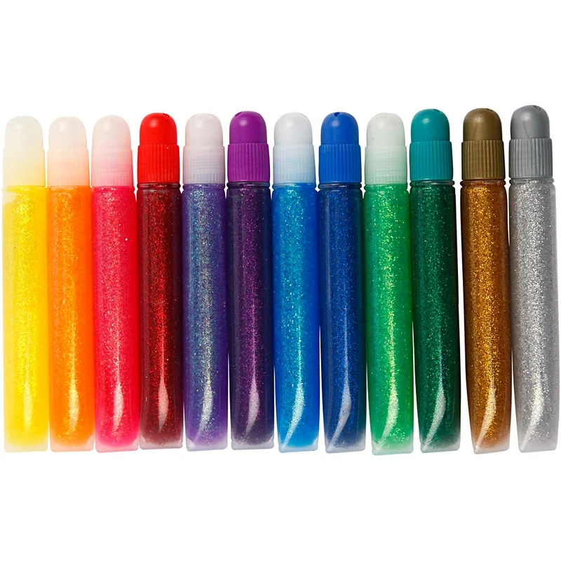 Glitterlim, 12x10 ml/ 1 förp. [HOB-31800]