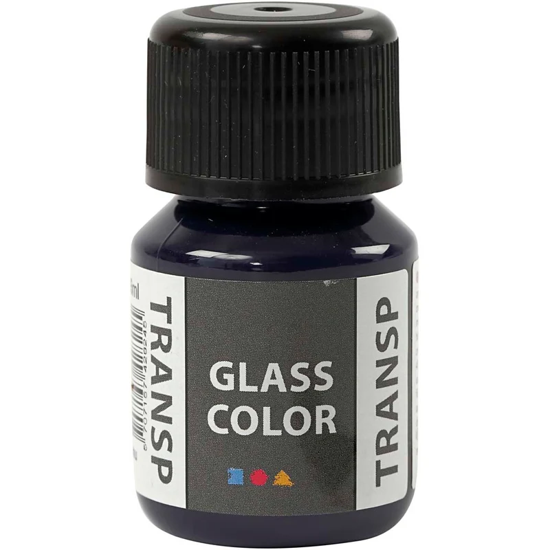 Glasfärg transparent, marinblå, 30 ml/ 1 flaska [HOB-31678]