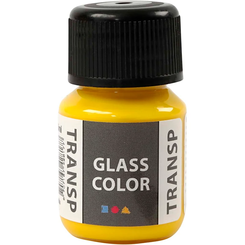Glasfärg transparent, citrongul, 30 ml/ 1 flaska [HOB-31671]