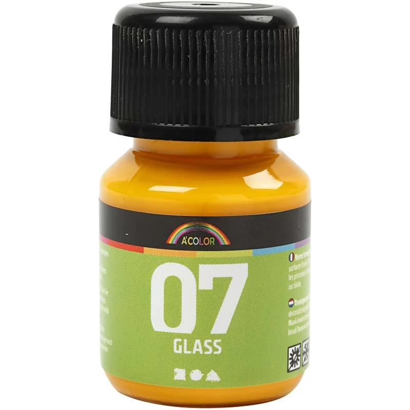 A-Color Glas, gul, 30 ml/ 1 flaska [HOB-31386]