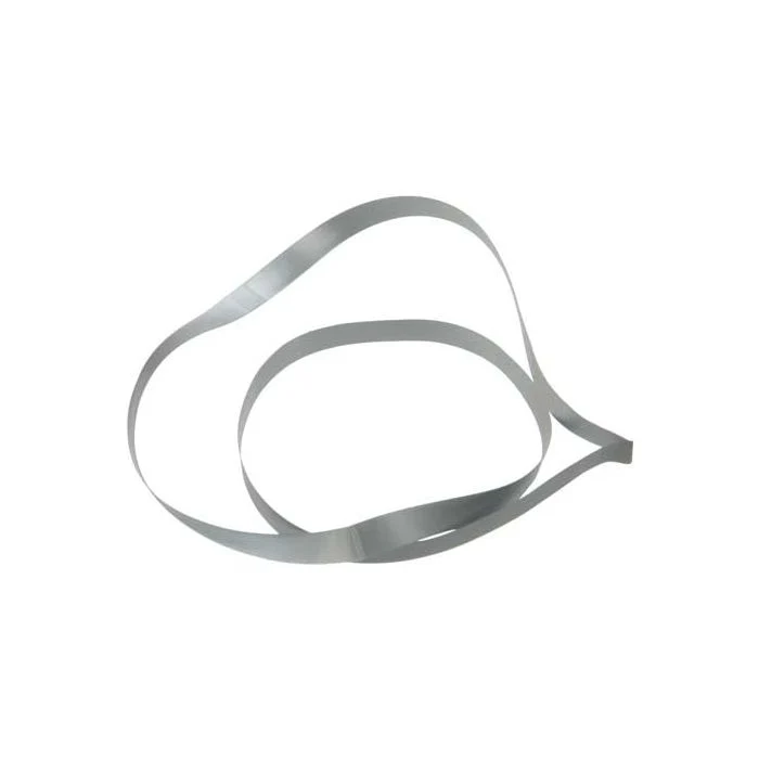 Resårband Vinyl Sträckas Silver 45,7cm (50 st) [18CVLSV]