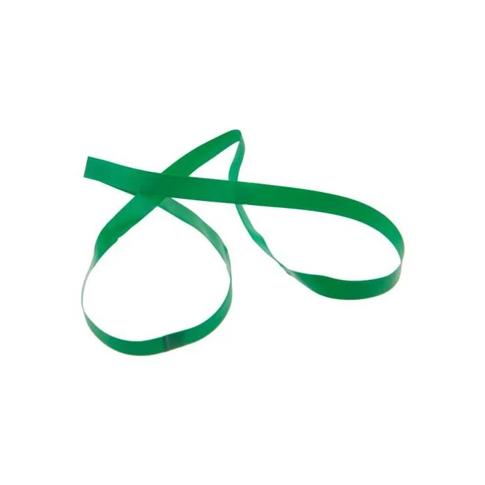 Resårband Vinyl Sträckas Grön 35,6cm (50 st) [14CVLGR]