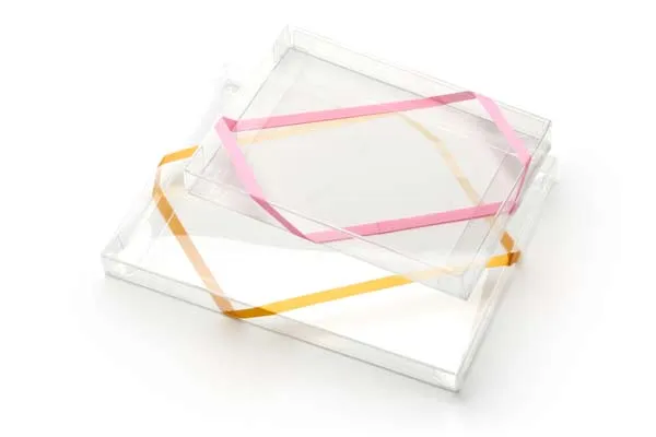 Resårband Vinyl Sträckas Transparent 25,5cm (50 st) [10CVL]