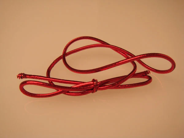 Resårband Metallisk Röd 40,5cm (50 st) [16MR]