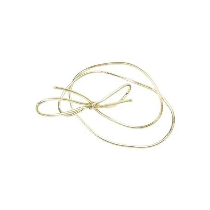 Resårband Metallisk Guld 35,5cm (50 st) [14MG]