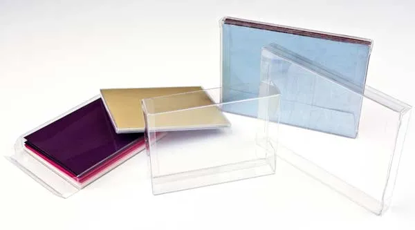 Plastlådor 11,4x3,2x14,9cm Kristallklart (25 st) [FB30]