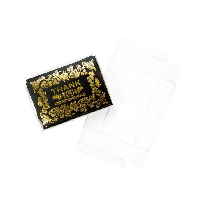 Plastlådor 9,5x3,2x13,2cm Kristallklart (25 st) [FB38]