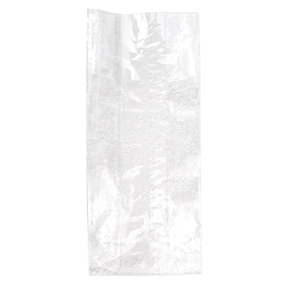 Tryckta Påsar små Prickar Vit 10,2x6,4x24,1cm med Sidoinvik (100 st) [G4SW]