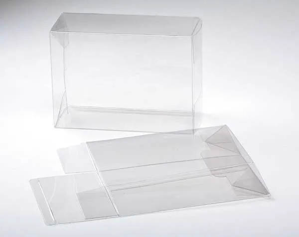 Plastlådor 13,7x7,6x18,7cm Kristallklart med automatisk Botten (25 st) [PLB67]