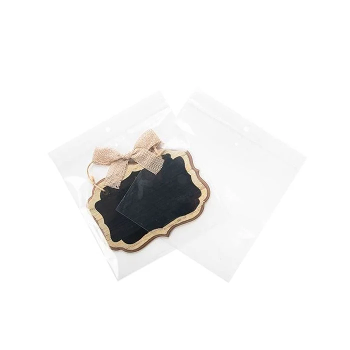 Blixtlåspåsar med häng hål och lufthål 15x15cm Kristallklart PP 50 mikron (100 st) [ZR66V]