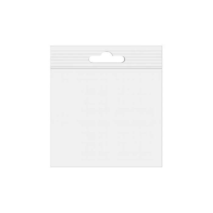 Blixtlåspåsar med Eurohål 32x32 Kristallklart PP 50 mikron (100 st) [ZE12H]