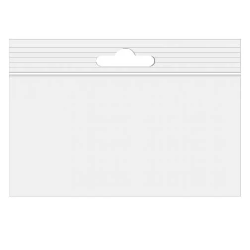Blixtlåspåsar med Eurohål 15x10 Kristallklart PP 50 mikron (100 st) [ZE64]