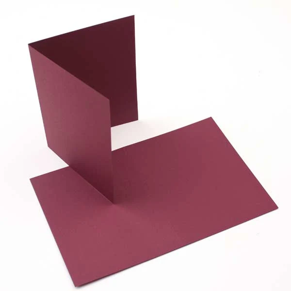 Önskekort Vinröd 14x10,8cm (50 st) [PC213]