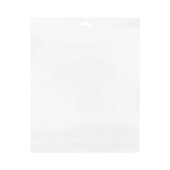 Cellofanpåsar med Eurohål 22,9x22,9cm Transparent med Tejpremsa (100 st) [HB9X9E]