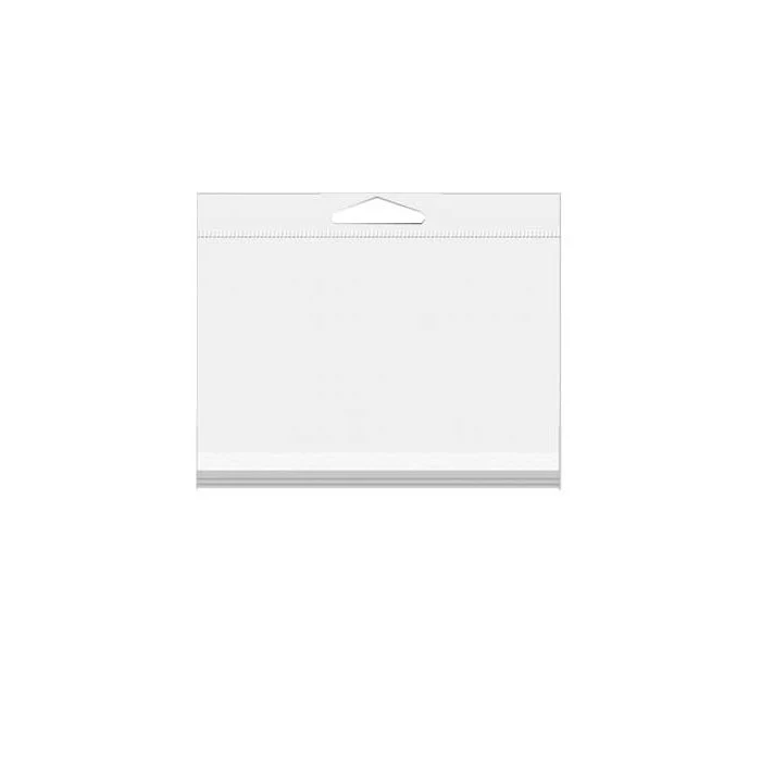 Cellofanpåsar med Eurohål 20,3x15,2cm Transparent med Tejpremsa (100 st) [HB8X6E]