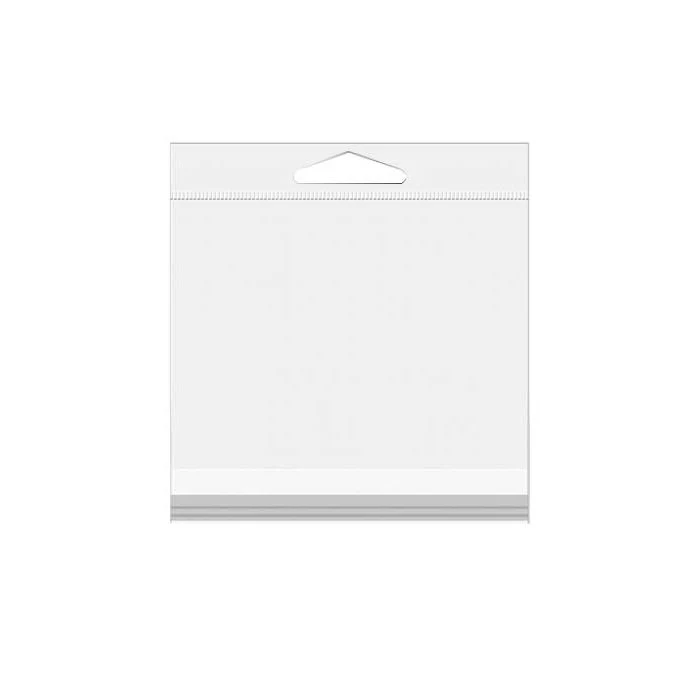 Cellofanpåsar med Eurohål 21,4x21cm Transparent med Tejpremsa (100 st) [HB88]